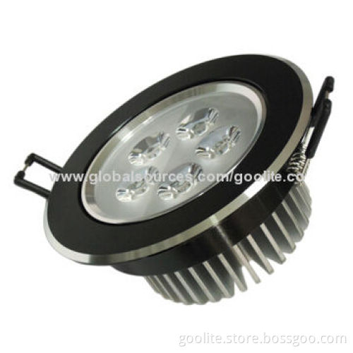 5W LED Ceiling Downlight, CE Driver, 85 to 265V, 3-year Warranty, CE/RoHS Certified